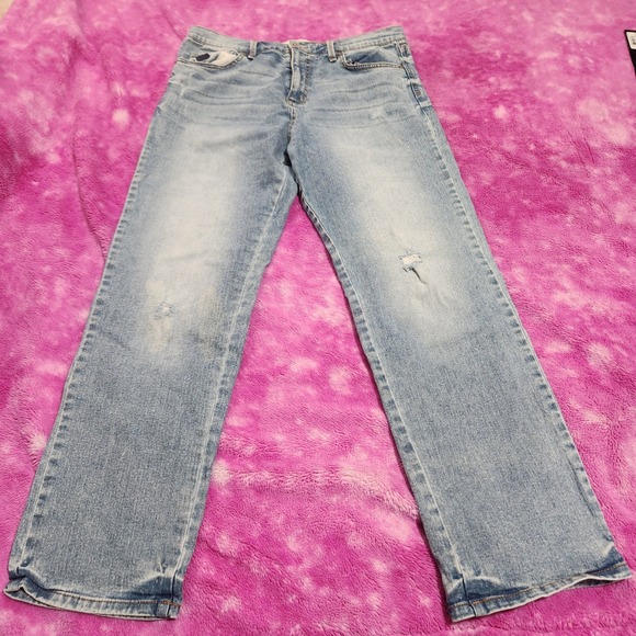 Gloria Vanderbilt x Christian Siriano Jeans Juniors 10 Mid Rise Miles Straight - Picture 4 of 14